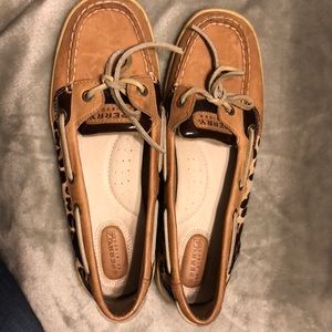 Sperry top-sider size 8.5 leopard print